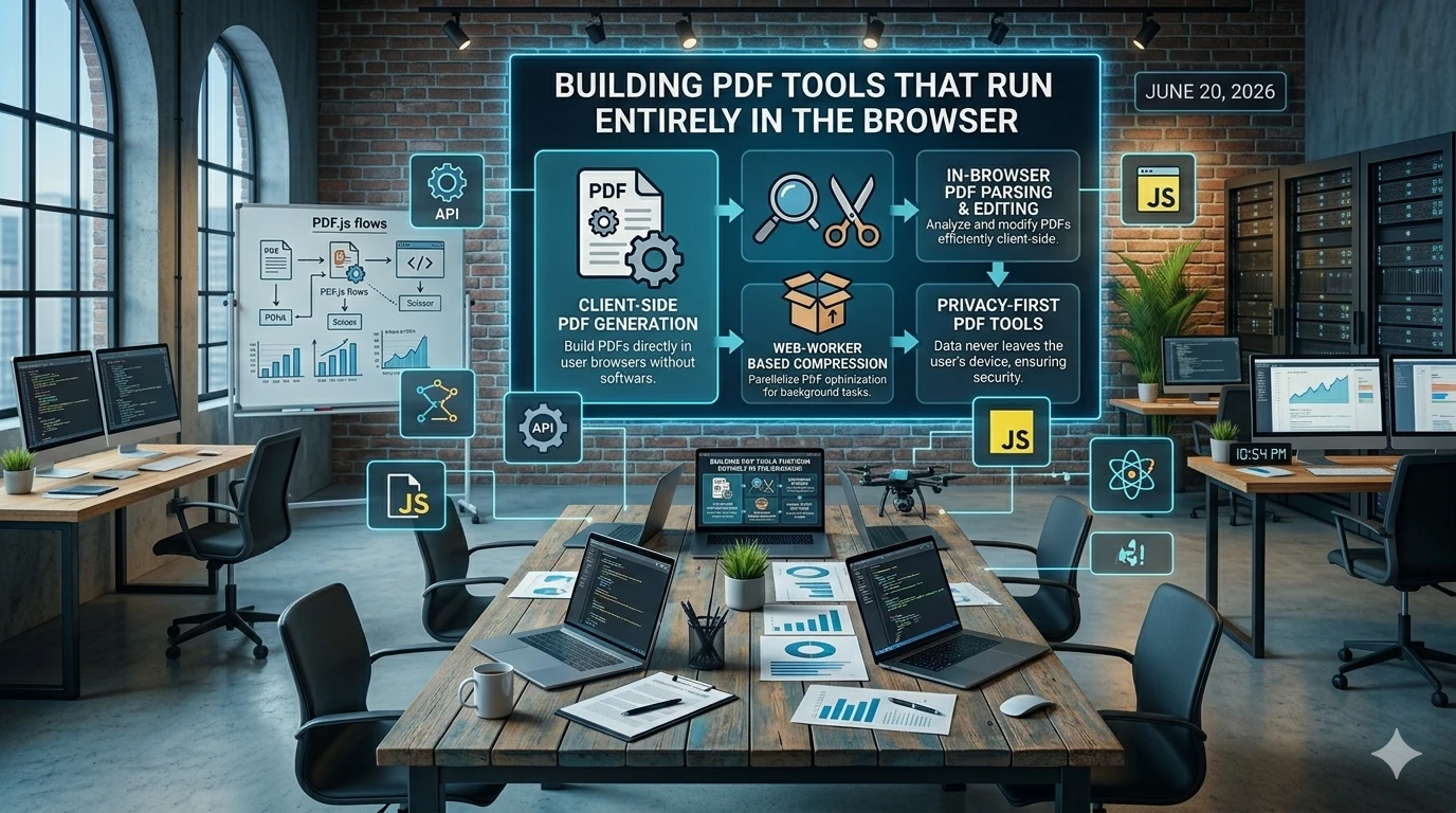 Building PDF Tools That Run Entirely in the Browser