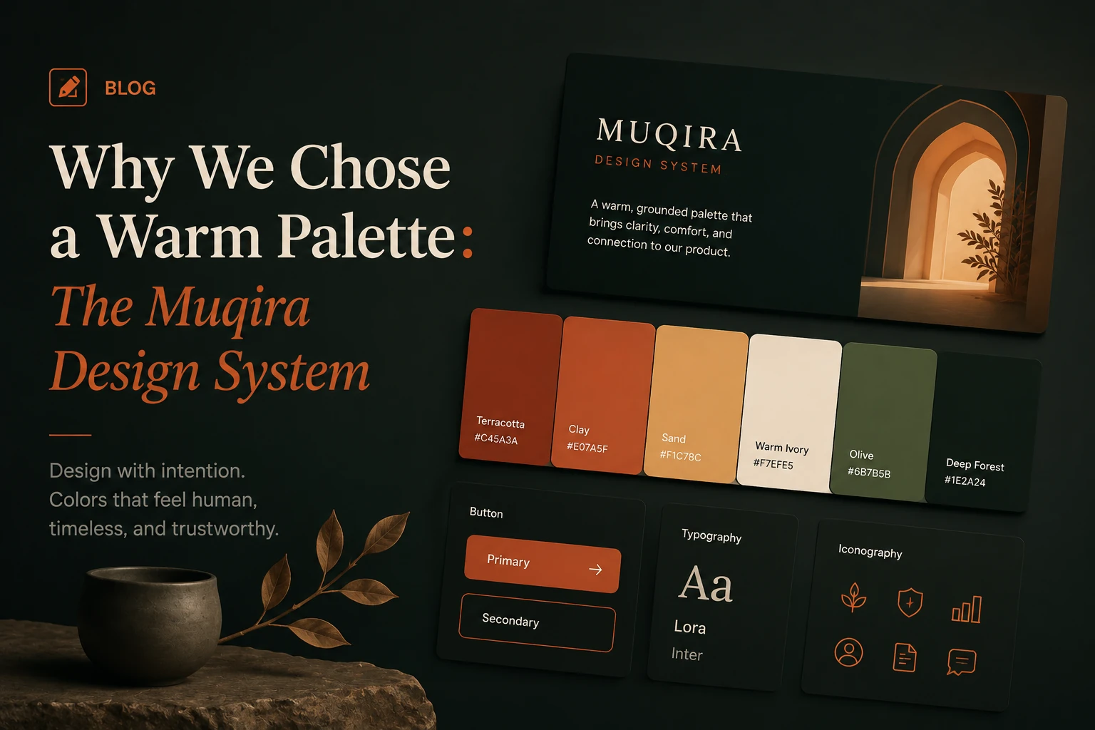 Why We Chose a Warm Palette: The Muqira Design System