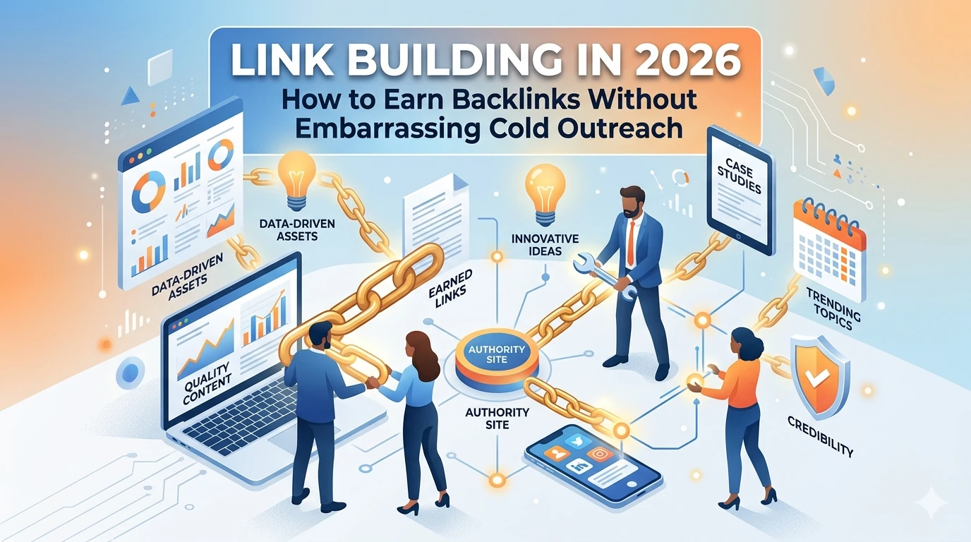 Link Building in 2026: How to Earn Backlinks Without Embarrassing Cold Outreach