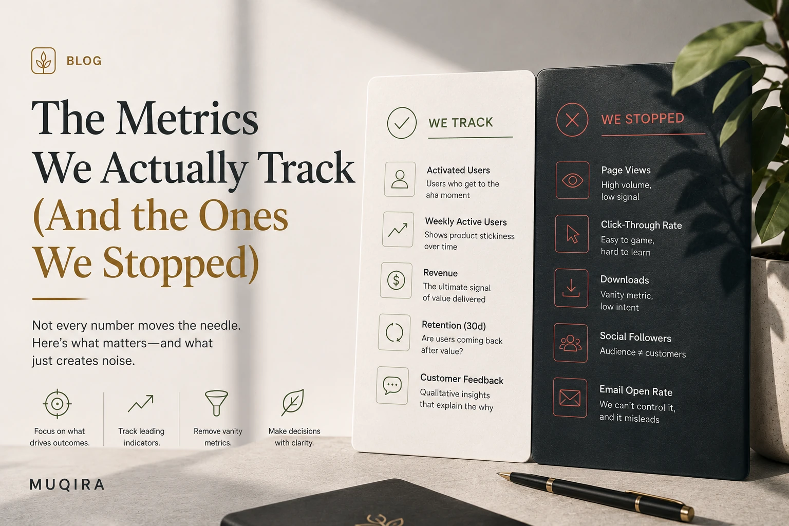 The Metrics We Actually Track (And the Ones We Stopped)