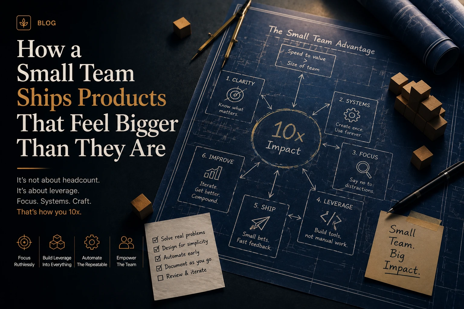 How a Small Team Ships Products That Feel Bigger Than They Are